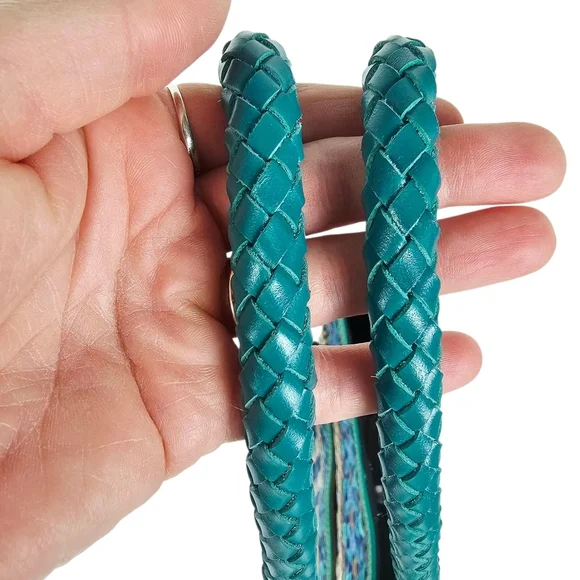 Patricia Nash Teal Woven Cameley Tote NWT - Picture 6 of 15